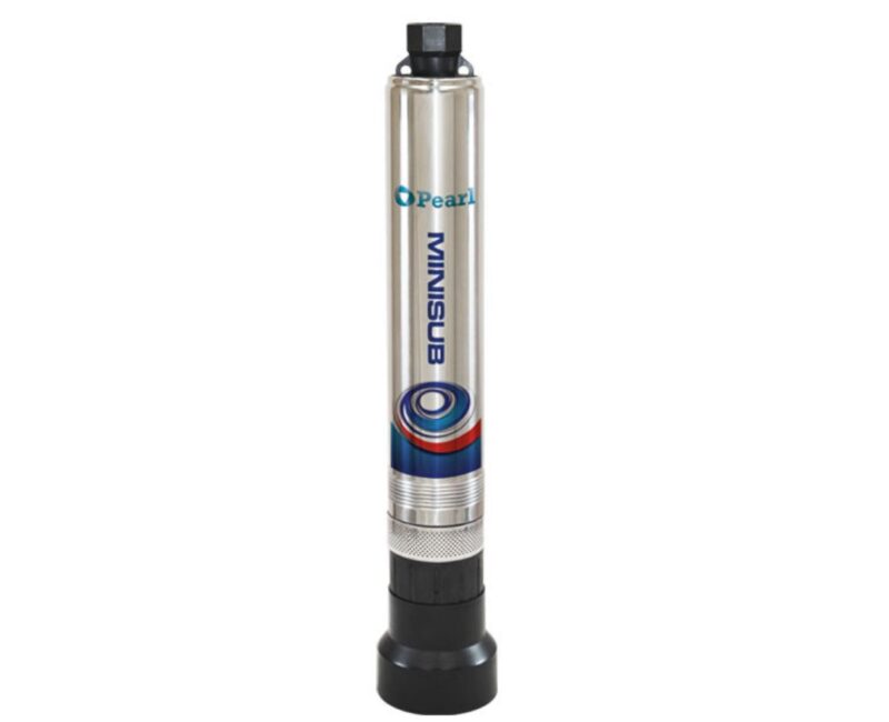 Pearl / Bomba lapicero minisub  / 0.5 HP / 110 Vac / Acero inoxidable / Monofasica / D 1 1/4"" / 52 Mts Max / 25 GPM Max / 4MSP 05A165 / 4MSP