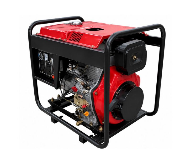 Hi-Energy "Planta electrica" 10 HP 120/240 Vac Hierro 5(KVA) "Arranque electrico" E0338